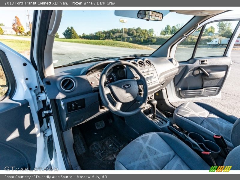 Frozen White / Dark Gray 2013 Ford Transit Connect XLT Van