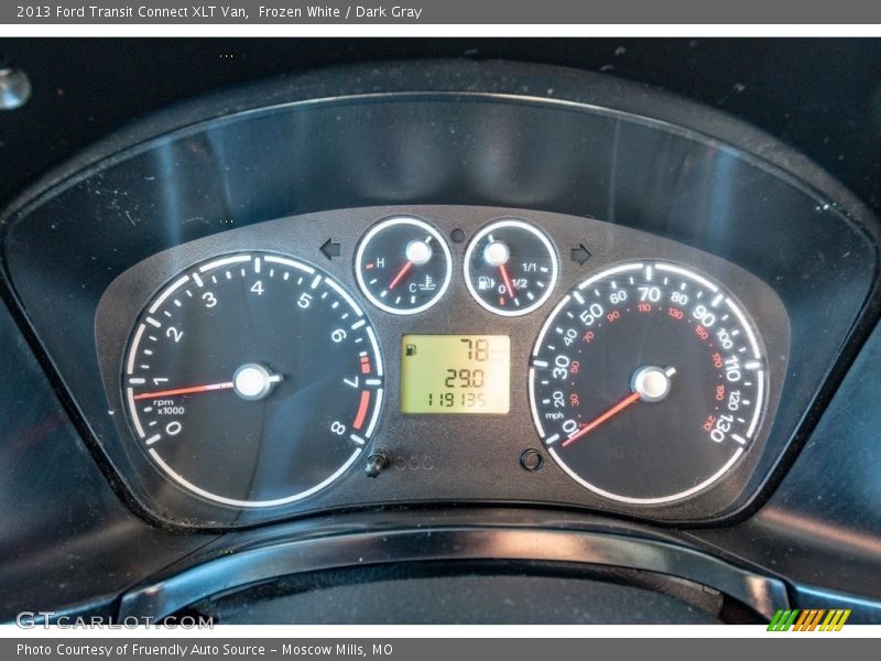 Frozen White / Dark Gray 2013 Ford Transit Connect XLT Van