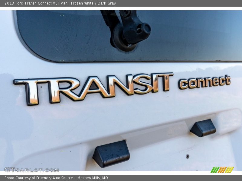 Frozen White / Dark Gray 2013 Ford Transit Connect XLT Van