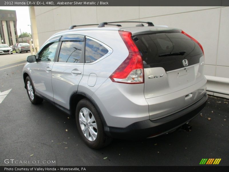 Alabaster Silver Metallic / Black 2012 Honda CR-V EX-L 4WD
