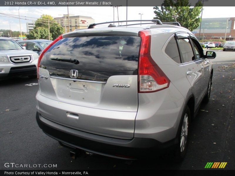 Alabaster Silver Metallic / Black 2012 Honda CR-V EX-L 4WD