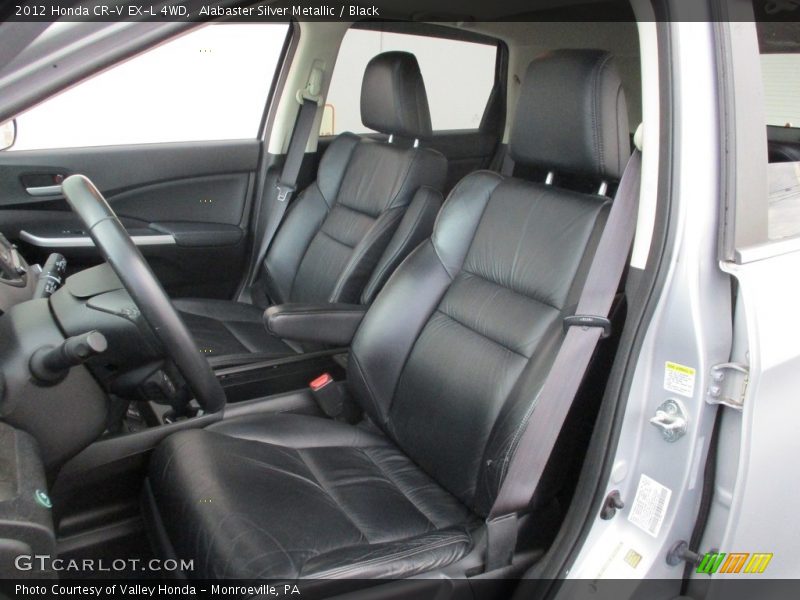 Alabaster Silver Metallic / Black 2012 Honda CR-V EX-L 4WD