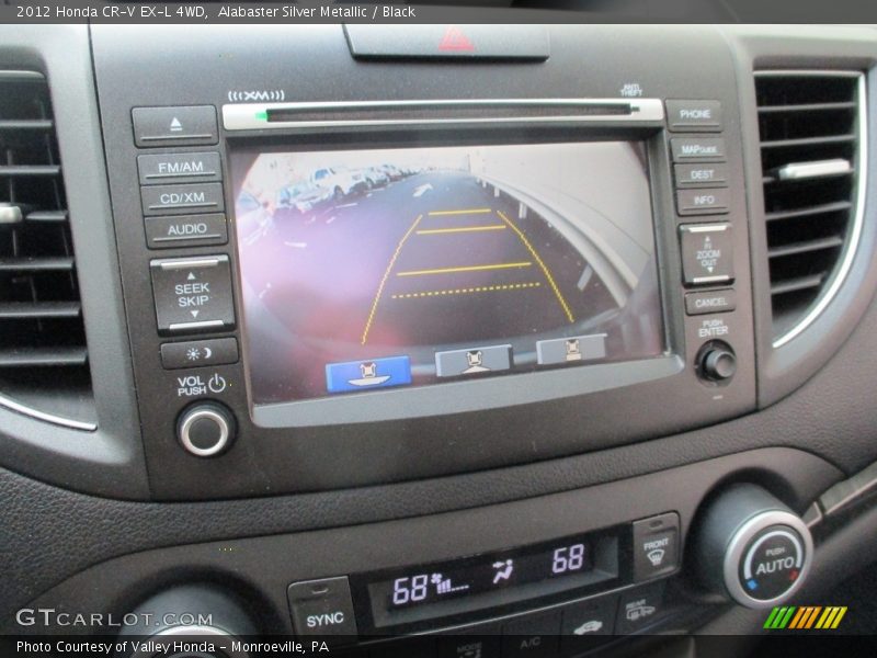 Alabaster Silver Metallic / Black 2012 Honda CR-V EX-L 4WD