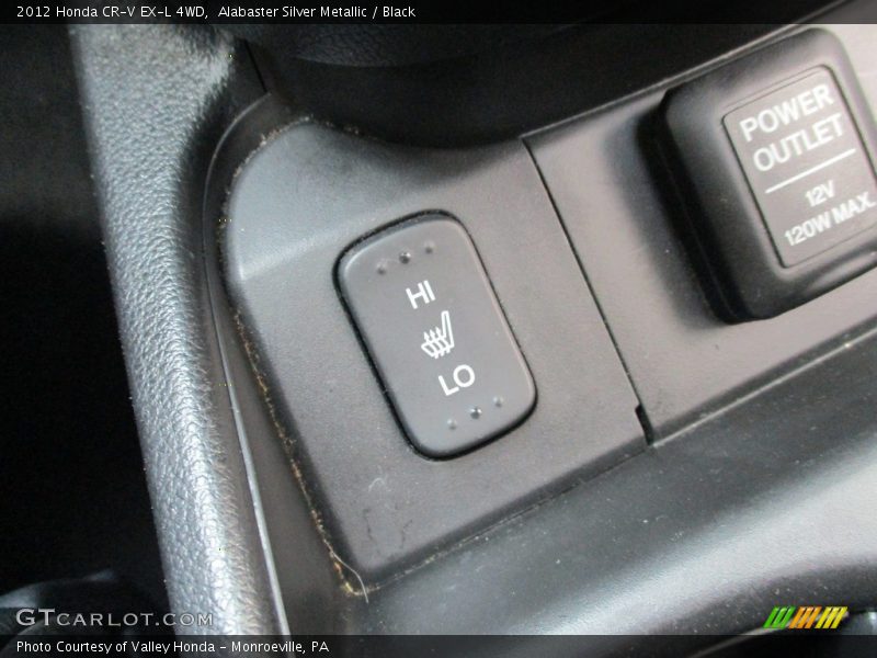 Alabaster Silver Metallic / Black 2012 Honda CR-V EX-L 4WD
