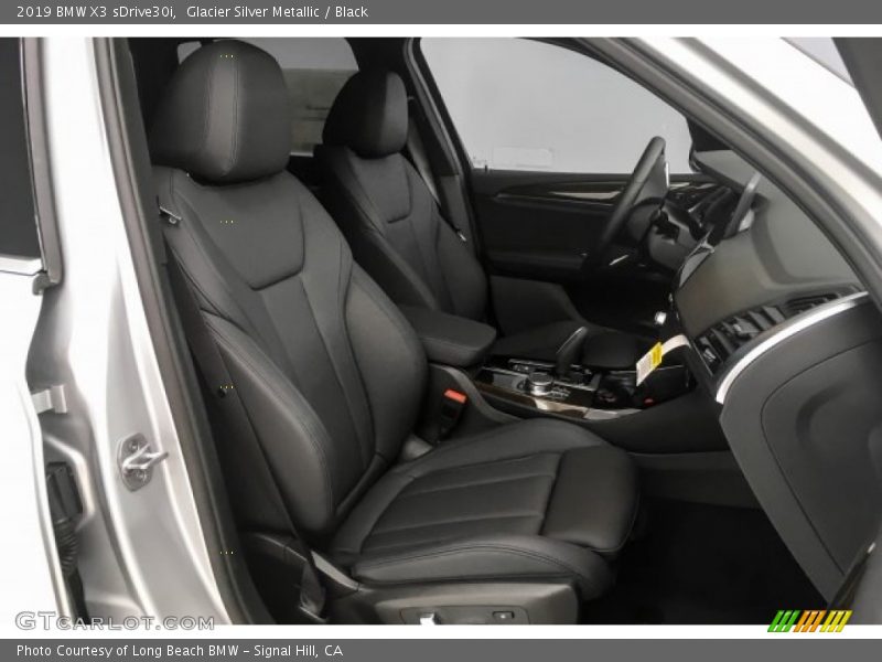 Glacier Silver Metallic / Black 2019 BMW X3 sDrive30i