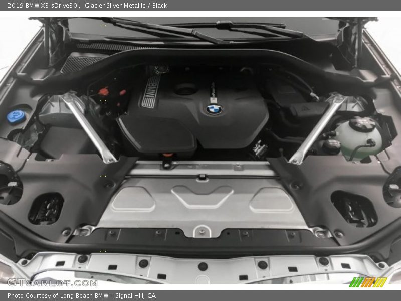 Glacier Silver Metallic / Black 2019 BMW X3 sDrive30i