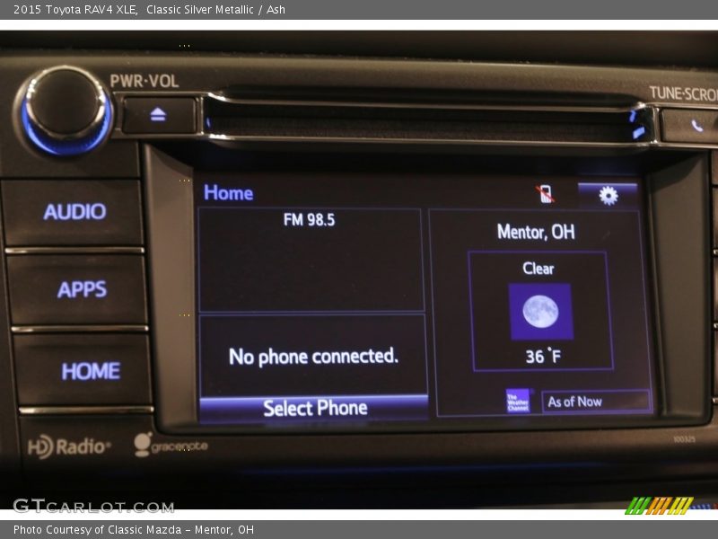 Classic Silver Metallic / Ash 2015 Toyota RAV4 XLE