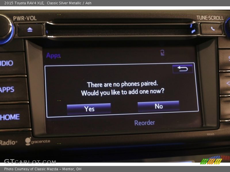 Classic Silver Metallic / Ash 2015 Toyota RAV4 XLE