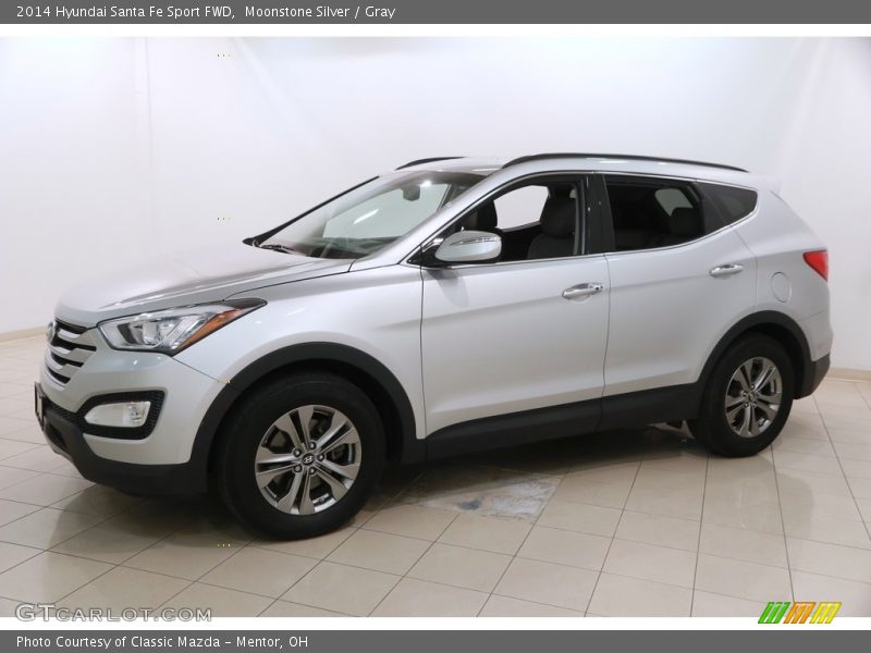 Moonstone Silver / Gray 2014 Hyundai Santa Fe Sport FWD