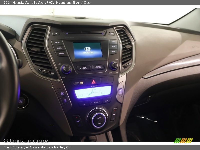 Moonstone Silver / Gray 2014 Hyundai Santa Fe Sport FWD