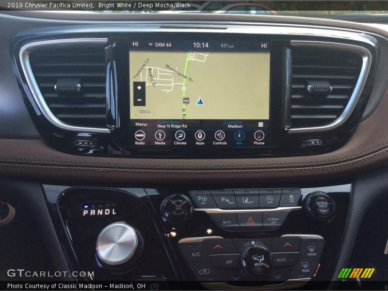 Navigation of 2019 Pacifica Limited
