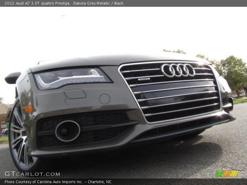 Dakota Grey Metallic / Black 2012 Audi A7 3.0T quattro Prestige