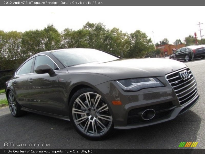 Dakota Grey Metallic / Black 2012 Audi A7 3.0T quattro Prestige