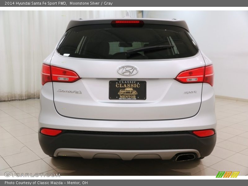Moonstone Silver / Gray 2014 Hyundai Santa Fe Sport FWD