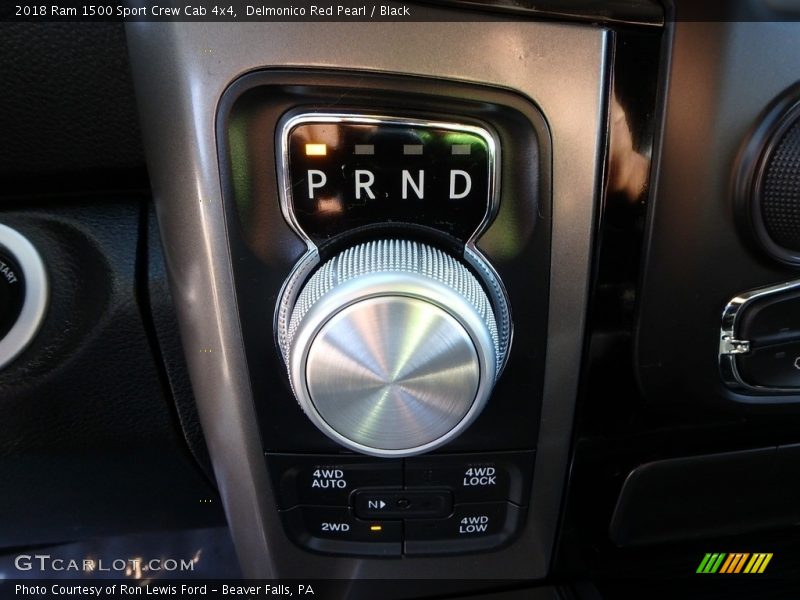 Delmonico Red Pearl / Black 2018 Ram 1500 Sport Crew Cab 4x4