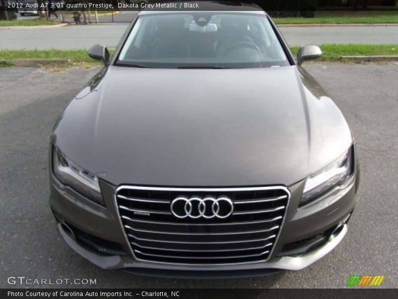 Dakota Grey Metallic / Black 2012 Audi A7 3.0T quattro Prestige