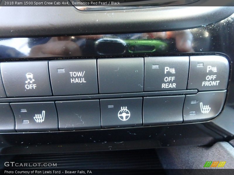 Delmonico Red Pearl / Black 2018 Ram 1500 Sport Crew Cab 4x4