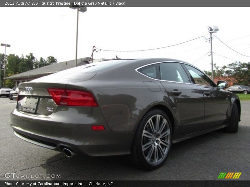 Dakota Grey Metallic / Black 2012 Audi A7 3.0T quattro Prestige