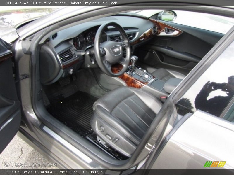 Dakota Grey Metallic / Black 2012 Audi A7 3.0T quattro Prestige