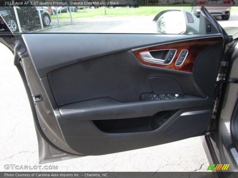 Dakota Grey Metallic / Black 2012 Audi A7 3.0T quattro Prestige