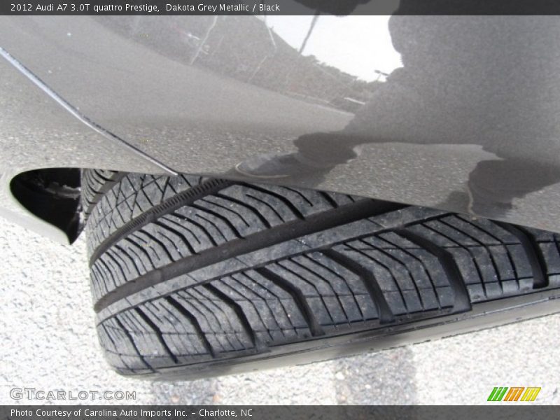 Dakota Grey Metallic / Black 2012 Audi A7 3.0T quattro Prestige
