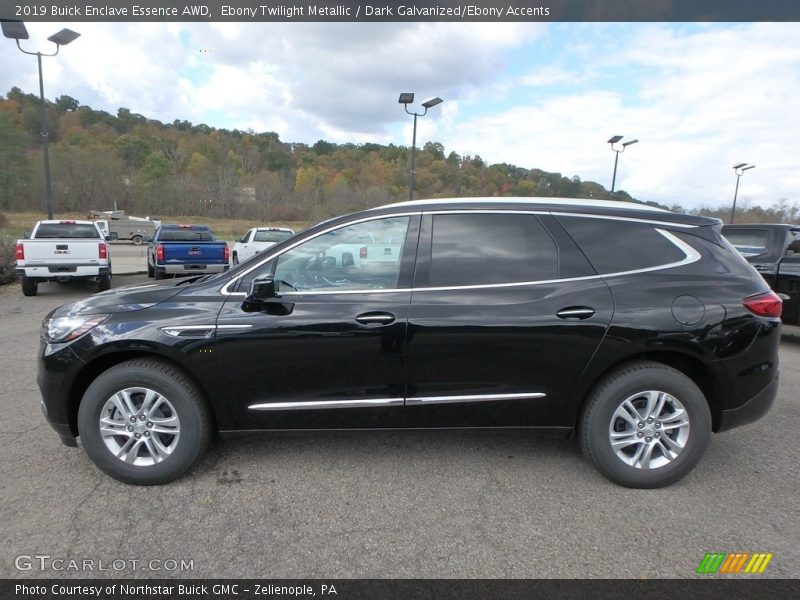 Ebony Twilight Metallic / Dark Galvanized/Ebony Accents 2019 Buick Enclave Essence AWD