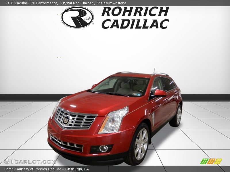 Crystal Red Tincoat / Shale/Brownstone 2016 Cadillac SRX Performance