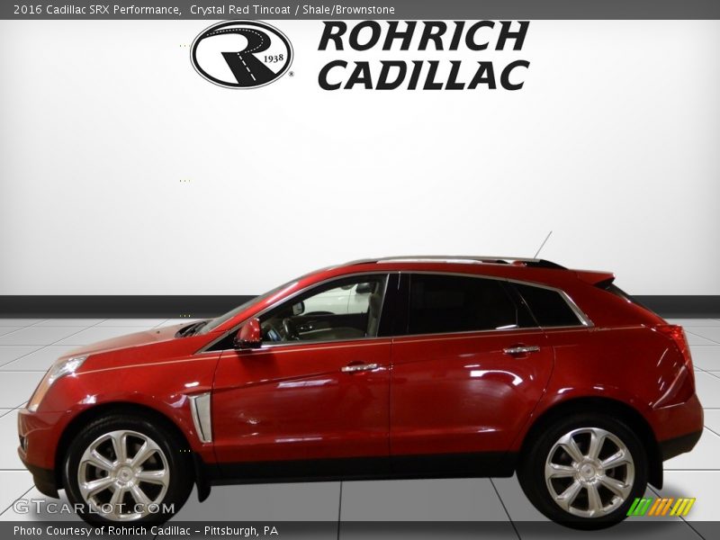 Crystal Red Tincoat / Shale/Brownstone 2016 Cadillac SRX Performance
