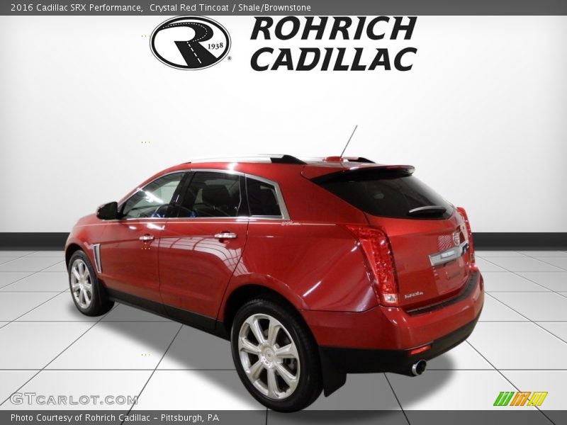 Crystal Red Tincoat / Shale/Brownstone 2016 Cadillac SRX Performance