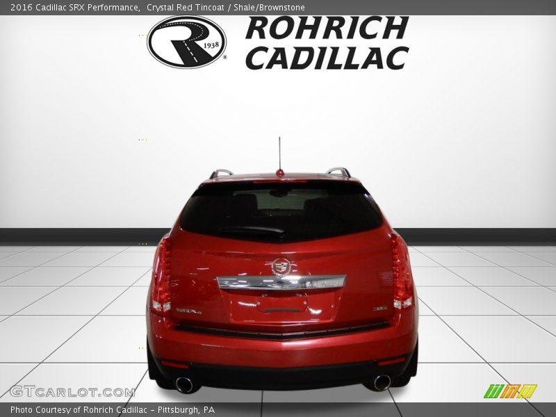 Crystal Red Tincoat / Shale/Brownstone 2016 Cadillac SRX Performance
