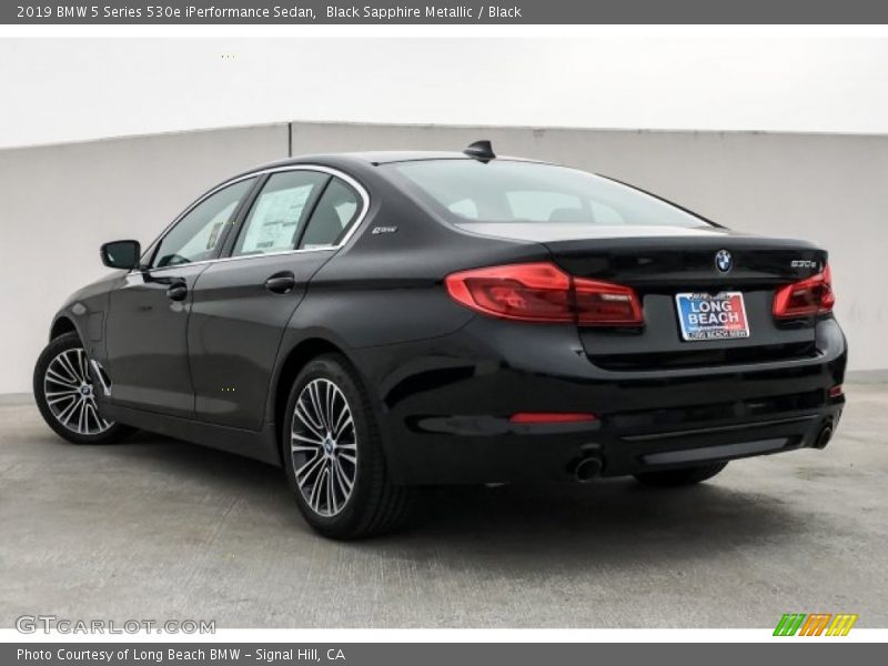 Black Sapphire Metallic / Black 2019 BMW 5 Series 530e iPerformance Sedan