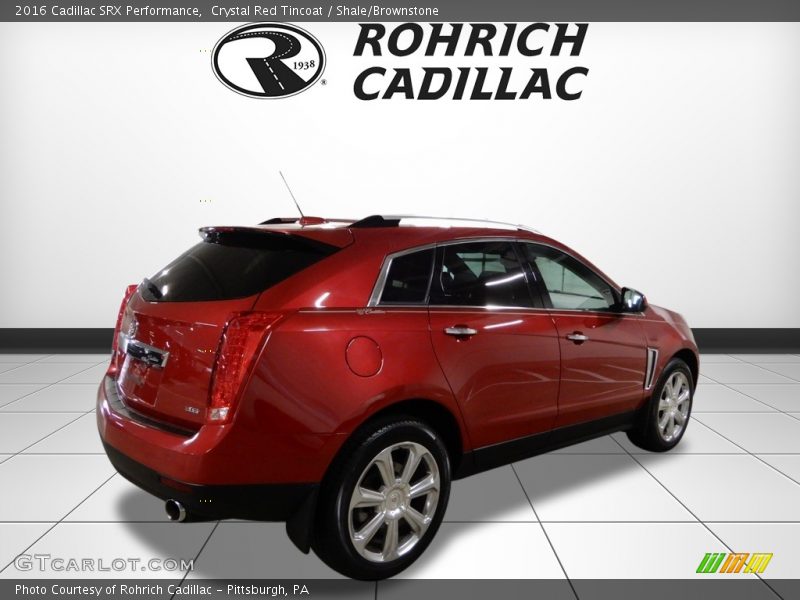 Crystal Red Tincoat / Shale/Brownstone 2016 Cadillac SRX Performance