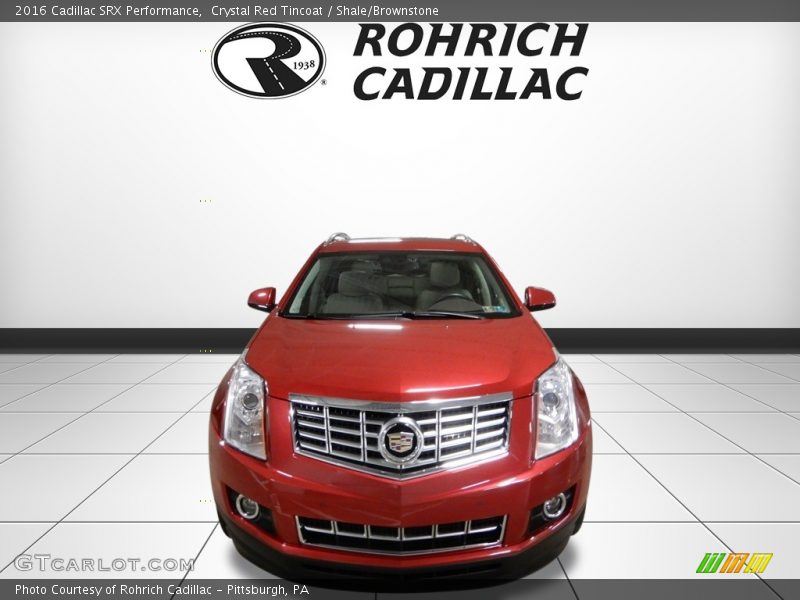 Crystal Red Tincoat / Shale/Brownstone 2016 Cadillac SRX Performance