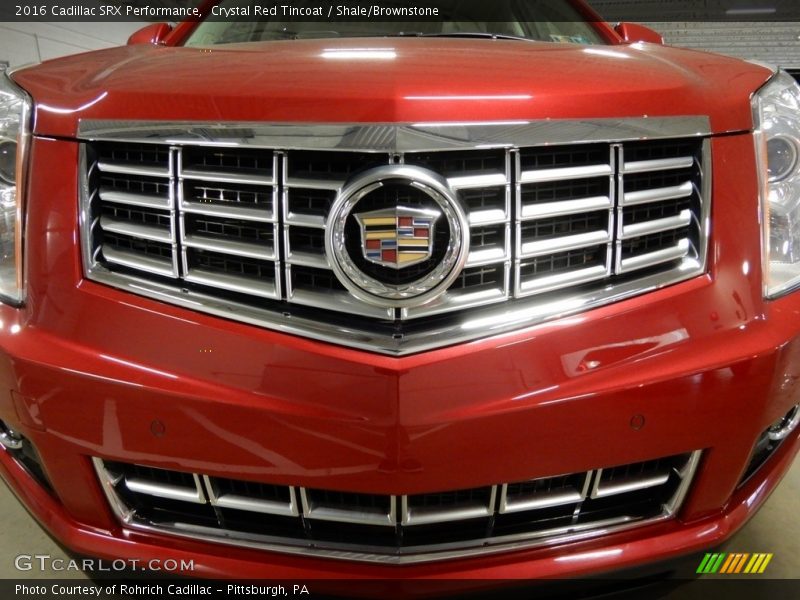 Crystal Red Tincoat / Shale/Brownstone 2016 Cadillac SRX Performance