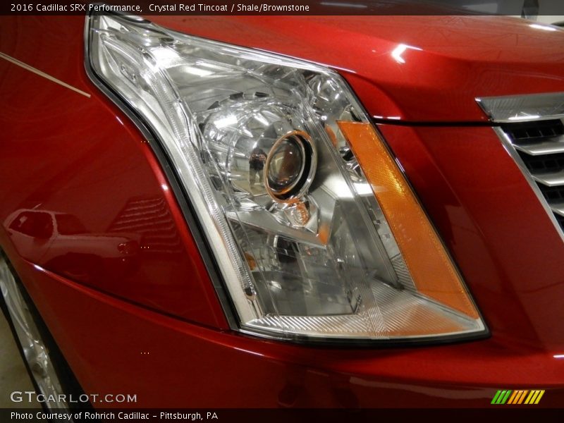 Crystal Red Tincoat / Shale/Brownstone 2016 Cadillac SRX Performance