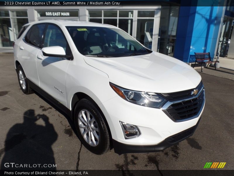Summit White / Medium Ash Gray 2019 Chevrolet Equinox LT AWD