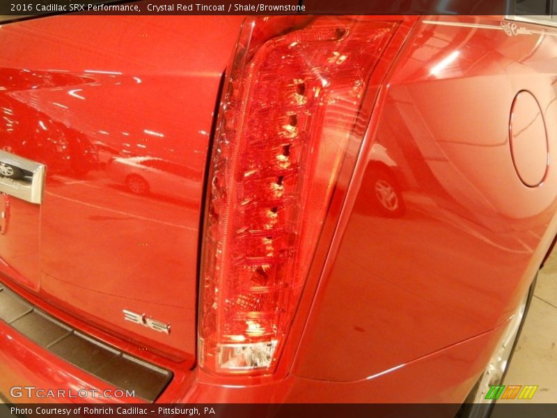 Crystal Red Tincoat / Shale/Brownstone 2016 Cadillac SRX Performance