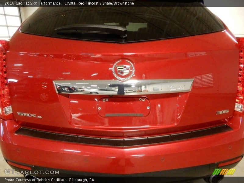 Crystal Red Tincoat / Shale/Brownstone 2016 Cadillac SRX Performance