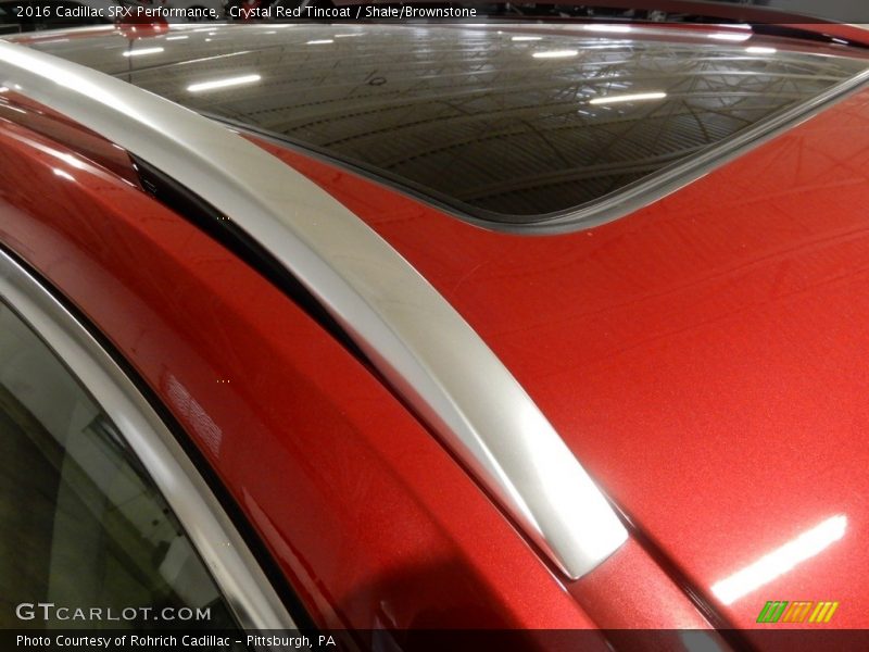 Crystal Red Tincoat / Shale/Brownstone 2016 Cadillac SRX Performance