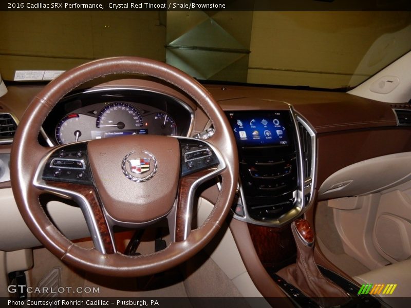 Crystal Red Tincoat / Shale/Brownstone 2016 Cadillac SRX Performance