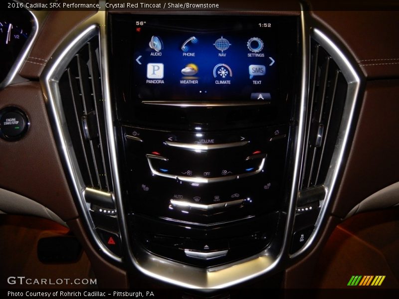 Crystal Red Tincoat / Shale/Brownstone 2016 Cadillac SRX Performance