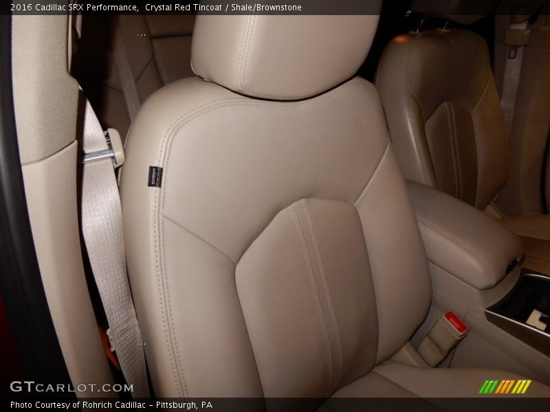 Crystal Red Tincoat / Shale/Brownstone 2016 Cadillac SRX Performance