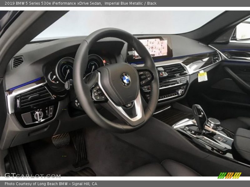 Imperial Blue Metallic / Black 2019 BMW 5 Series 530e iPerformance xDrive Sedan