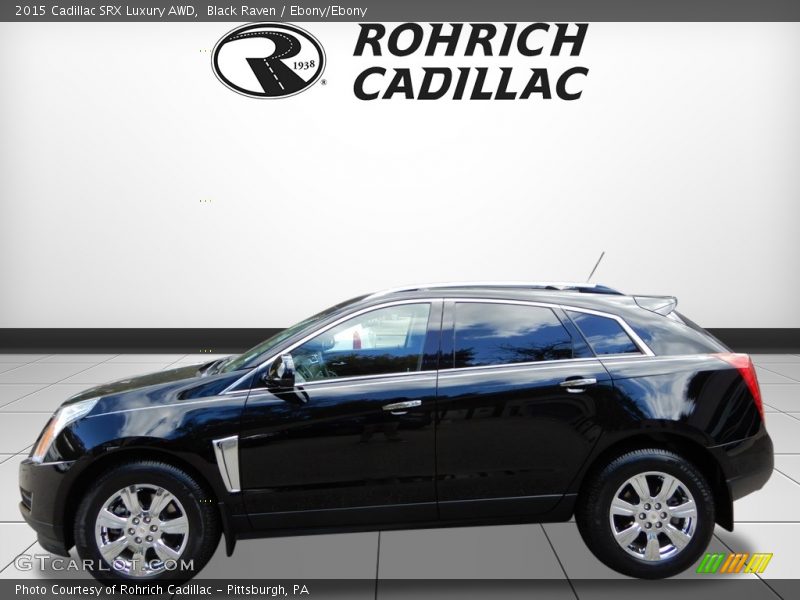 Black Raven / Ebony/Ebony 2015 Cadillac SRX Luxury AWD