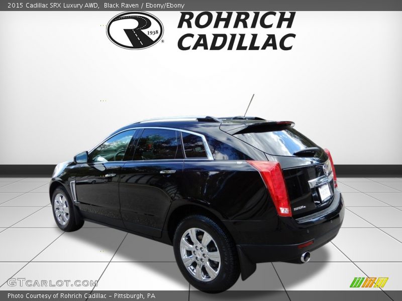Black Raven / Ebony/Ebony 2015 Cadillac SRX Luxury AWD