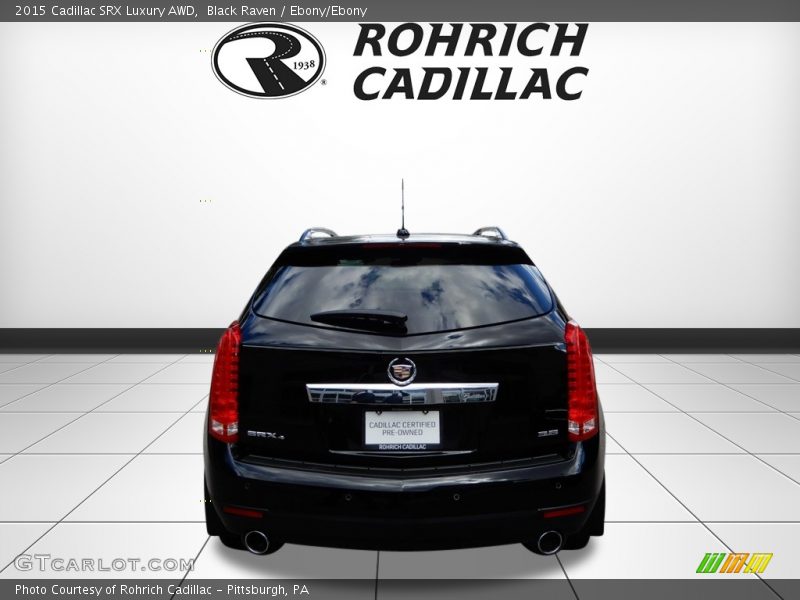 Black Raven / Ebony/Ebony 2015 Cadillac SRX Luxury AWD