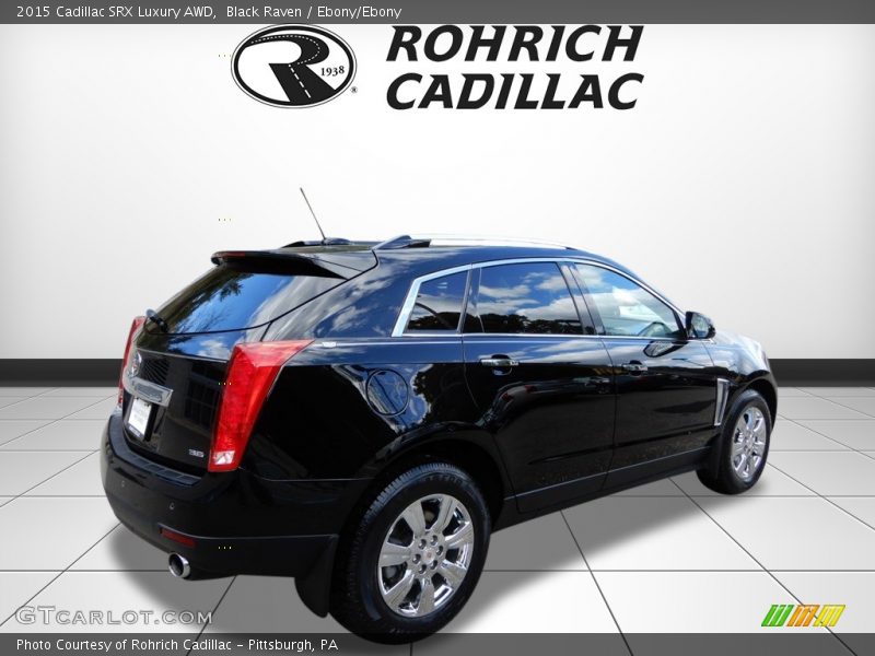 Black Raven / Ebony/Ebony 2015 Cadillac SRX Luxury AWD