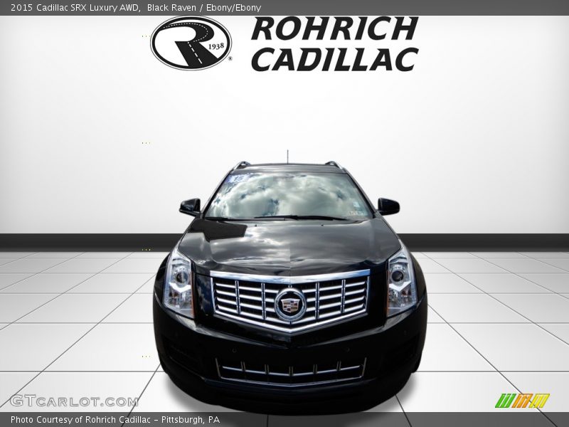 Black Raven / Ebony/Ebony 2015 Cadillac SRX Luxury AWD