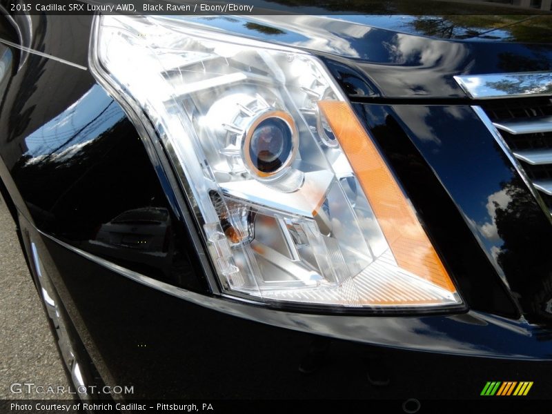 Black Raven / Ebony/Ebony 2015 Cadillac SRX Luxury AWD