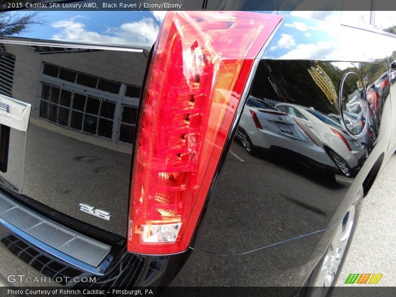 Black Raven / Ebony/Ebony 2015 Cadillac SRX Luxury AWD